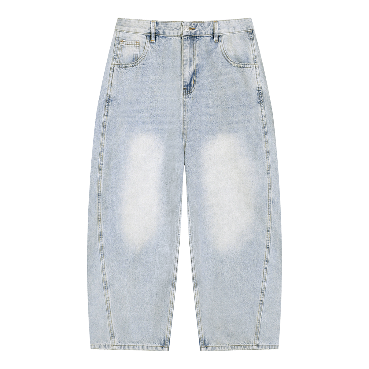 Frost Moto Sunfaded Baggy Jeans