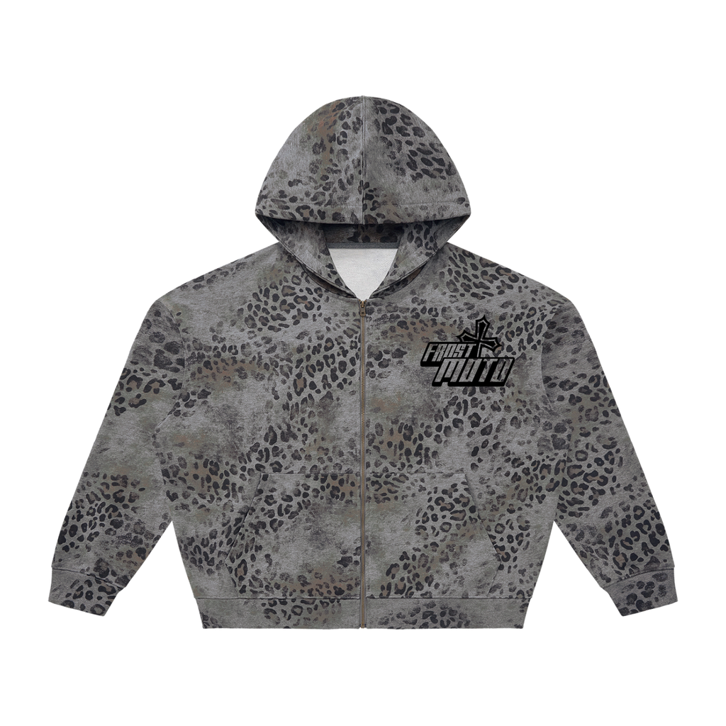 Frost Moto Leopard Zip Up